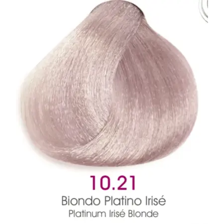 TMT Milano Art Collection Crema Colorante Luminacolor 10.21 Rubio Platino Irisado 100ml - 1